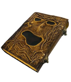 Necronomicon Evil Dead- Necronomicon Book of The Dead - Grimoire Spell book - Hardcover Leather Journal -Horror Movie Prop Halloween Gifts